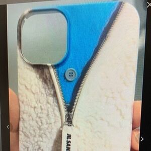 Case-Mate Blue and White Zipper Design Phone Case